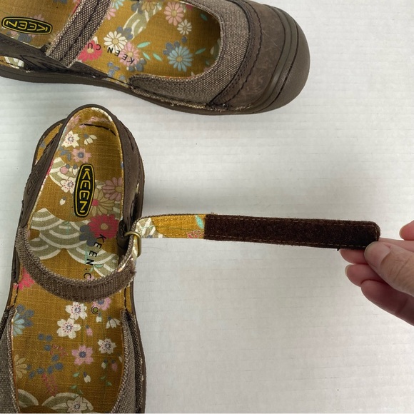 Keen | Shoes | Keen Damen Cush Brown Canvas Closed Toe Mary Jane ...